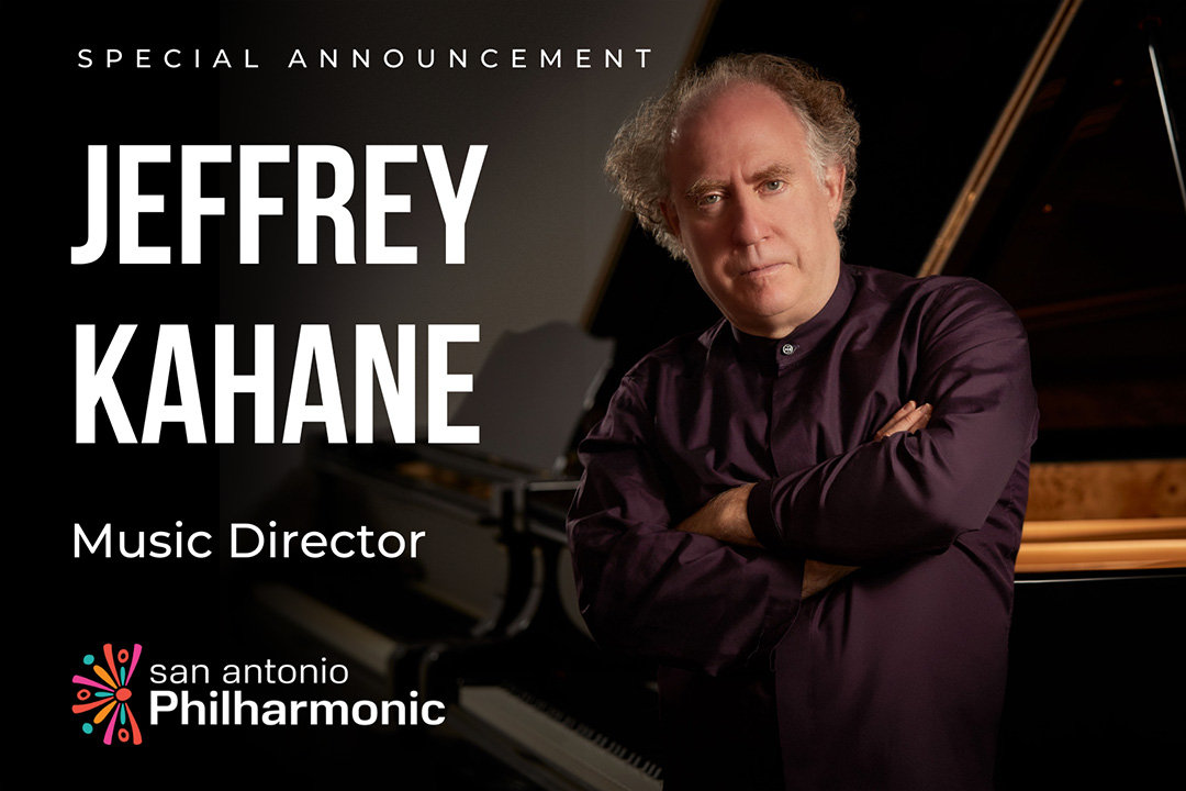 Jeffrey Kahane, new music director of San Antonio Philharmonic